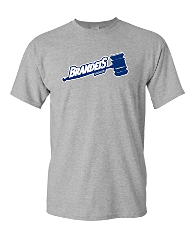 Brandeis University Judges T-Shirt - Sport Grey