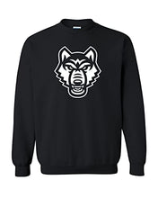 Load image into Gallery viewer, University of West Georgia Mascot Crewneck Sweatshirt - Black
