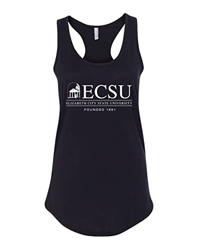 Elizabeth City State University Ladies Tank Top - Black