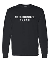 Load image into Gallery viewer, St Cloud State Alumni Long Sleeve T-Shirt - Black
