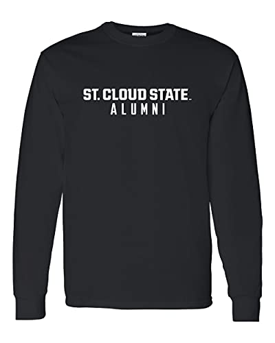 St Cloud State Alumni Long Sleeve T-Shirt - Black