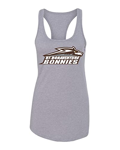 St Bonaventure Bonnies Ladies Tank Top - Heather Grey