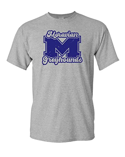 Vintage Moravian Greyhounds T-Shirt - Sport Grey