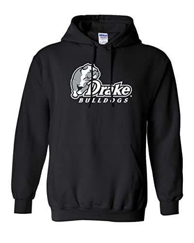 Drake University Bulldogs Hooded Sweatshirt - Black