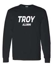 Load image into Gallery viewer, Troy University Alumni Long Sleeve T-Shirt - Black
