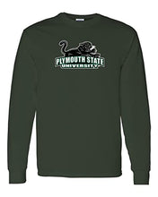 Load image into Gallery viewer, Plymouth State University Mascot Long Sleeve Shirt - Forest Green
