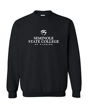 Load image into Gallery viewer, Seminole State College Stacked Crewneck Sweatshirt - Black
