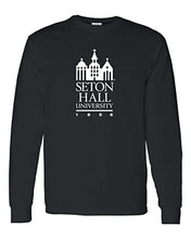 Load image into Gallery viewer, Seton Hall University Est 1856 Long Sleeve Shirt - Black
