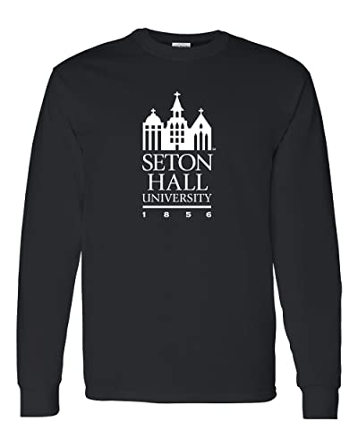 Seton Hall University Est 1856 Long Sleeve Shirt - Black