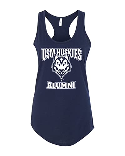 USM Southern Maine Alumni Ladies Tank Top - Midnight Navy