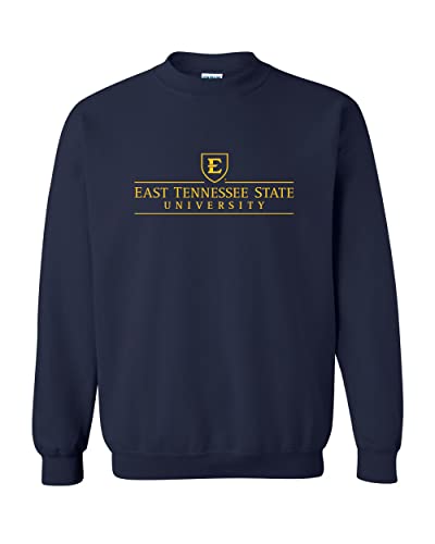 East Tennessee State University Crewneck Sweatshirt - Navy