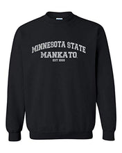 Load image into Gallery viewer, Minnesota State Mankato Est 1868 Crewneck Sweatshirt - Black
