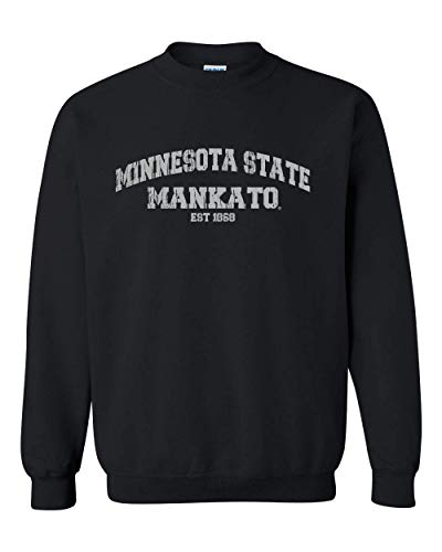 Minnesota State Mankato Est 1868 Crewneck Sweatshirt - Black