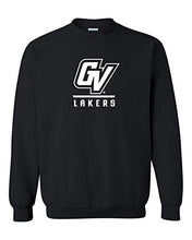 Load image into Gallery viewer, Grand Valley GV Lakers One Color Crewneck Sweatshirt - Black
