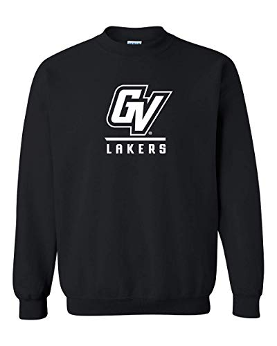 Grand Valley GV Lakers One Color Crewneck Sweatshirt - Black