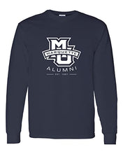 Load image into Gallery viewer, Marquette University Alumni Long Sleeve T-Shirt - Navy
