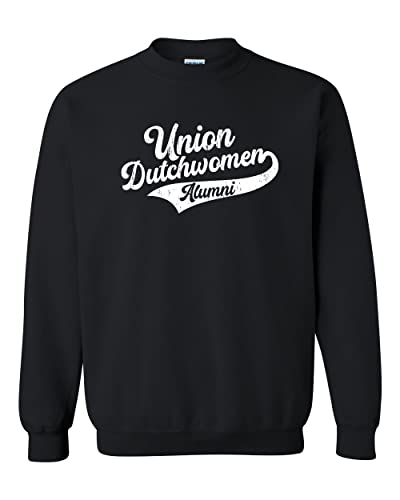 Union College Dutchwomen Alumni Crewneck Sweatshirt - Black