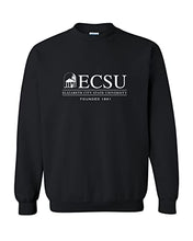 Load image into Gallery viewer, Elizabeth City State University Crewneck Sweatshirt - Black
