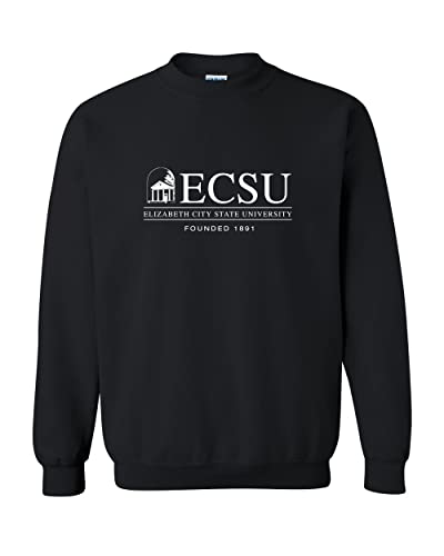 Elizabeth City State University Crewneck Sweatshirt - Black