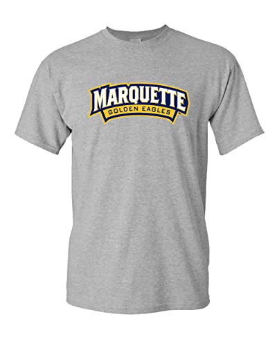 Marquette University Golden Eagles T-Shirt - Sport Grey