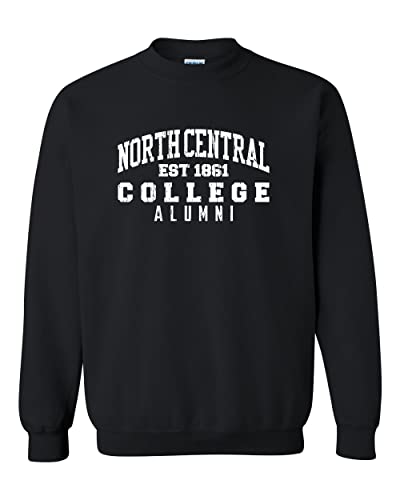 North Central College Alumni Crewneck Sweatshirt - Black