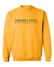 Load image into Gallery viewer, Emporia State University Crewneck Sweatshirt - Gold
