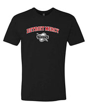 Load image into Gallery viewer, Detroit Mercy Arched Two Color Exclusive Soft Shirt - Black
