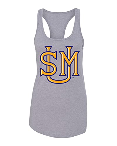 USM Southern Maine Ladies Tank Top - Heather Grey