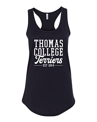 Thomas College Est 1894 Ladies Tank Top - Black
