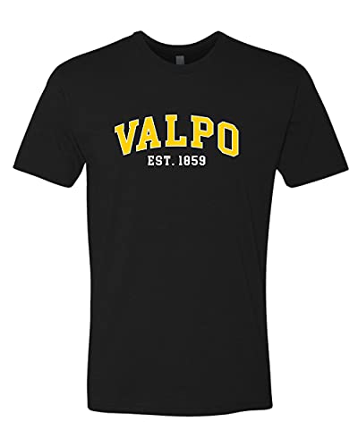 Valparaiso Valpo Est 1859 Soft Exclusive T-Shirt - Black