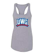 Load image into Gallery viewer, University of West Georgia UWG Wolves Ladies Tank Top - Heather Grey
