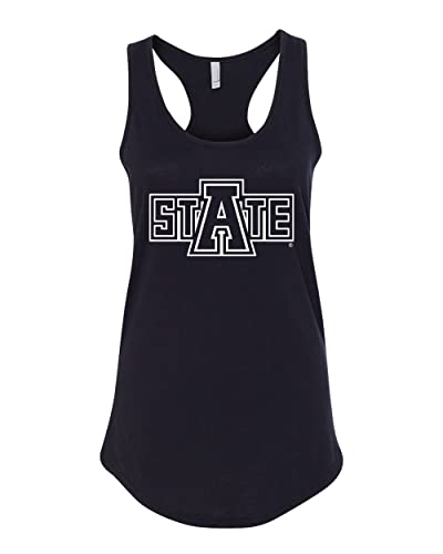 Arkansas State University State Ladies Tank Top - Black