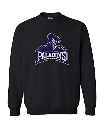 Furman University Paladins Crewneck Sweatshirt - Black