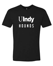 Load image into Gallery viewer, Univ of Indianapolis UIndy Hounds White Text Exclusive Soft Shirt - Black
