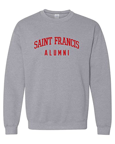 Saint Francis University Alumni Crewneck Sweatshirt - Sport Grey