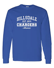 Load image into Gallery viewer, Hillsdale College Alumni Long Sleeve T-Shirt - Royal

