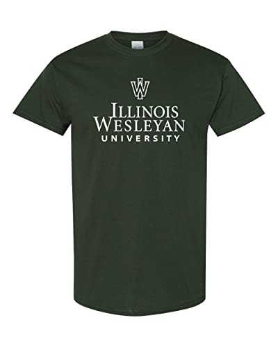 Illinois Wesleyan University T-Shirt - Forest Green