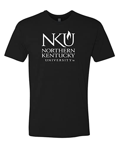 Northern Kentucky Stacked Logo Soft Exclusive T-Shirt - Black