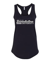 Load image into Gallery viewer, Vintage Benedictine University Ladies Tank Top - Black
