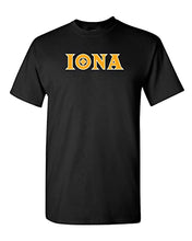 Load image into Gallery viewer, Iona University Iona Logo T-Shirt - Black
