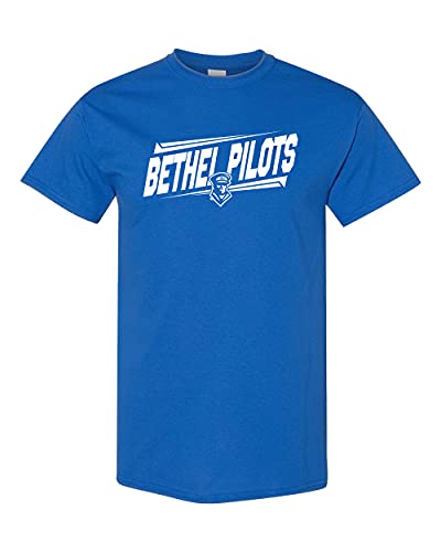 Bethel Pilots Slant One Color T-Shirt - Royal