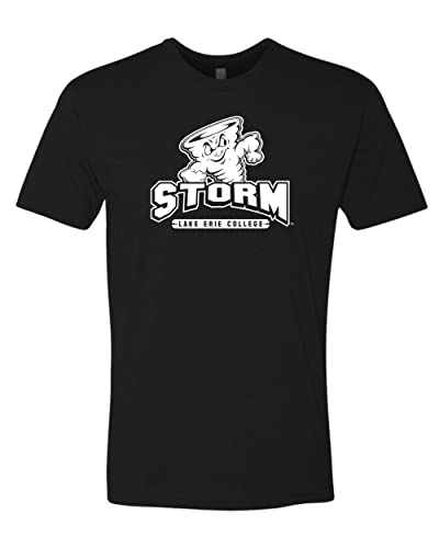Lake Erie College Storm Soft Exclusive T-Shirt - Black