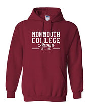 Load image into Gallery viewer, Monmouth College Alumni Hooded Sweatshirt - Cardinal Red
