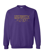 Load image into Gallery viewer, University of Montevallo Alumni Crewneck Sweatshirt - Purple
