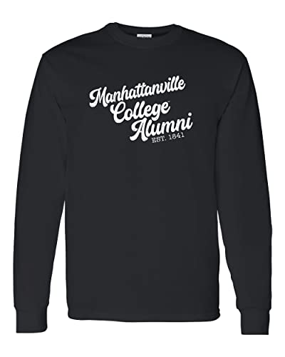 Manhattanville College Alumni Long Sleeve Shirt - Black