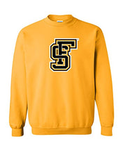 Load image into Gallery viewer, Framingham State University FS Crewneck Sweatshirt - Gold
