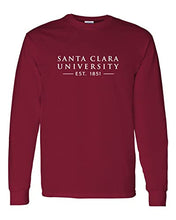 Load image into Gallery viewer, Santa Clara Established Long Sleeve Shirt - Cardinal Red
