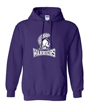 Load image into Gallery viewer, Winona State Warriors Primary Hooded Sweatshirt - Purple
