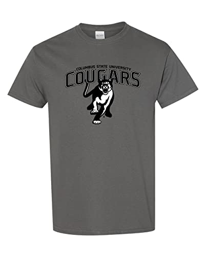 Columbus State University Cougars Grey T-Shirt - Charcoal