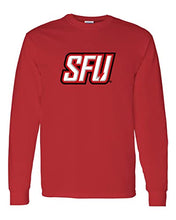 Load image into Gallery viewer, Saint Francis SFU Full Color Long Sleeve T-Shirt - Red
